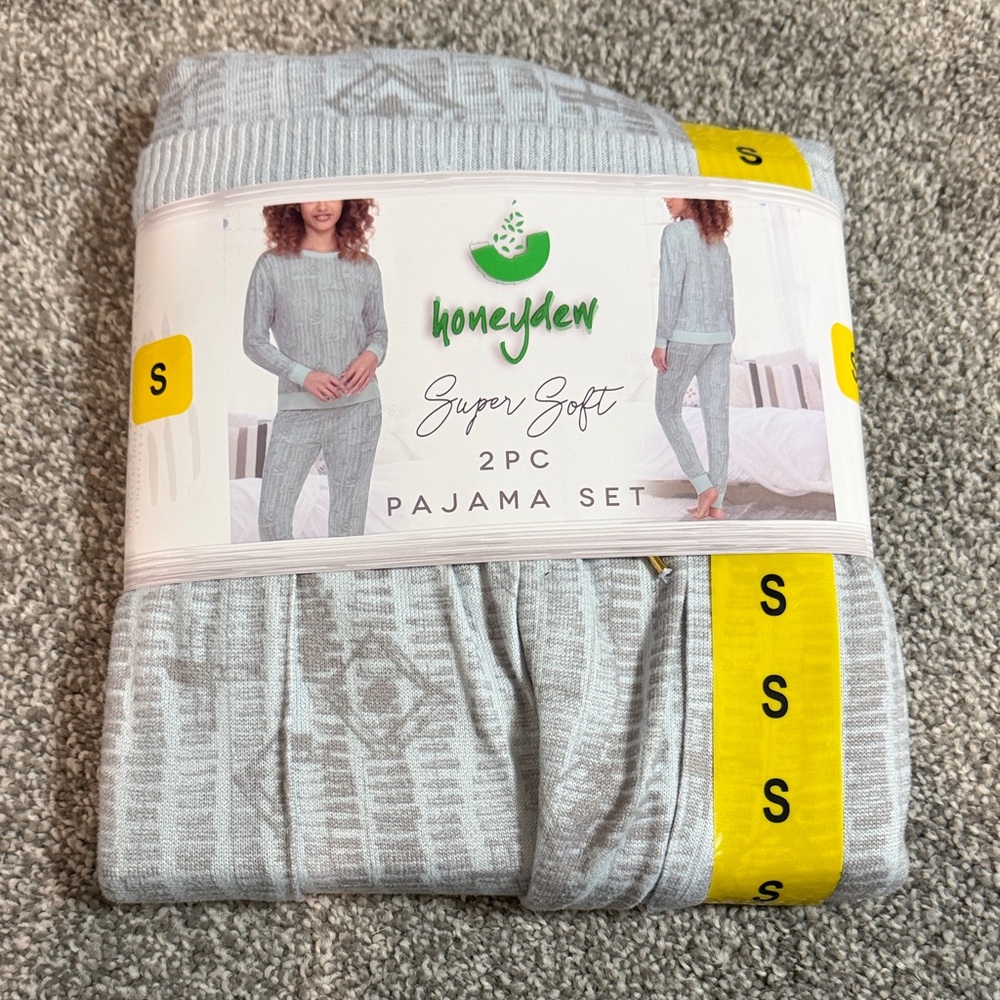 Honeydew Intimates Soft Heather Gray Pajama Set